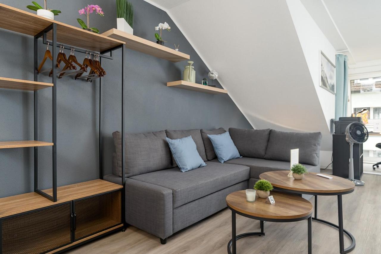 Federnest - Luxus-Studio - Kingsize Boxspringbett - Home-Office Mit Monitor Und Drucker - 11 Min Hbf Duisburg Exterior foto